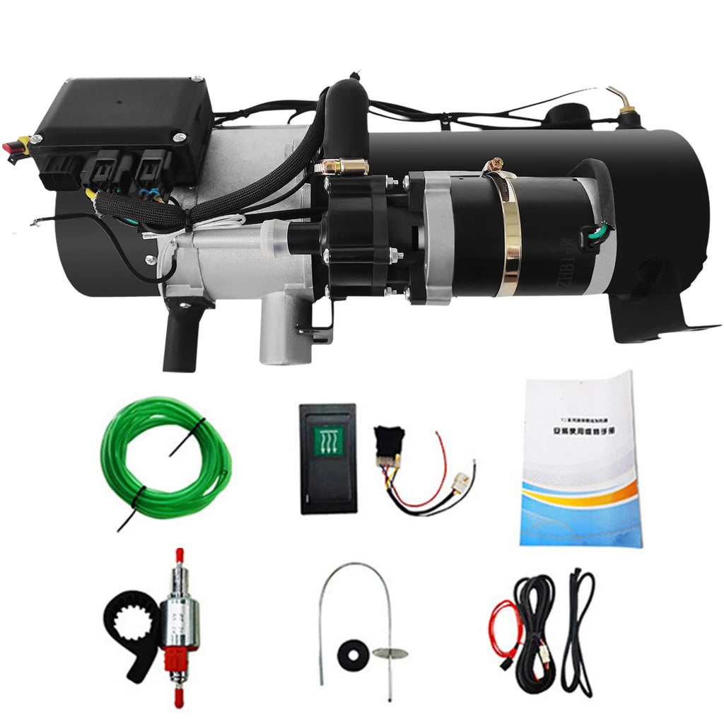 SIHAO 10KW 12V/24V Diesel Water Heater – Universal Engine & Cabin Preheater for Cars, Trucks, and RVs, Cold Start Solution