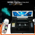 SIHAO A3/A4 UV Flatbed Printer – 2880x1440DPI, Auto Height Adjustment, Prints on Phone Cases, Bottles, Wood & Metal