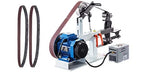 SIHAO 1.5KW Electric Belt Sander 2x82in Variable Speed Grinder Machine 3 Speed Bench Polishing Tool for Knife Making Sharpening Metalwork
