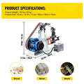 SIHAO 1.5KW Electric Belt Sander 2x82in Variable Speed Grinder Machine 3 Speed Bench Polishing Tool for Knife Making Sharpening Metalwork