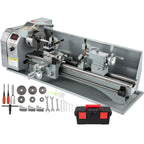 SIHAO 750W Metal Lathe – 220mm Swing x 750mm Between Centers, Variable Speed, LED Display & Brushless Motor, for Metric/Imperial Threading