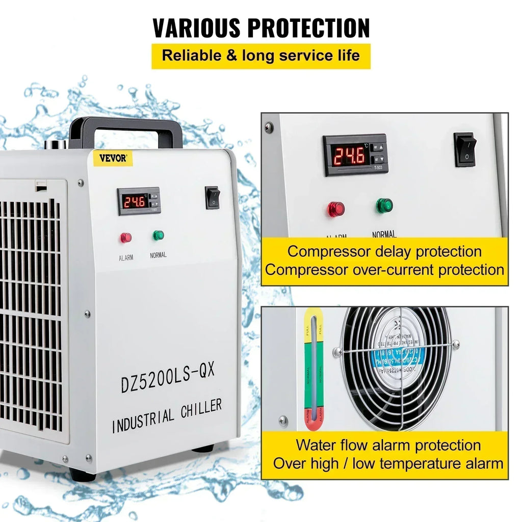 SIHAO Industrial Water Chiller Laser Cooler for CO2 Engraving Machine