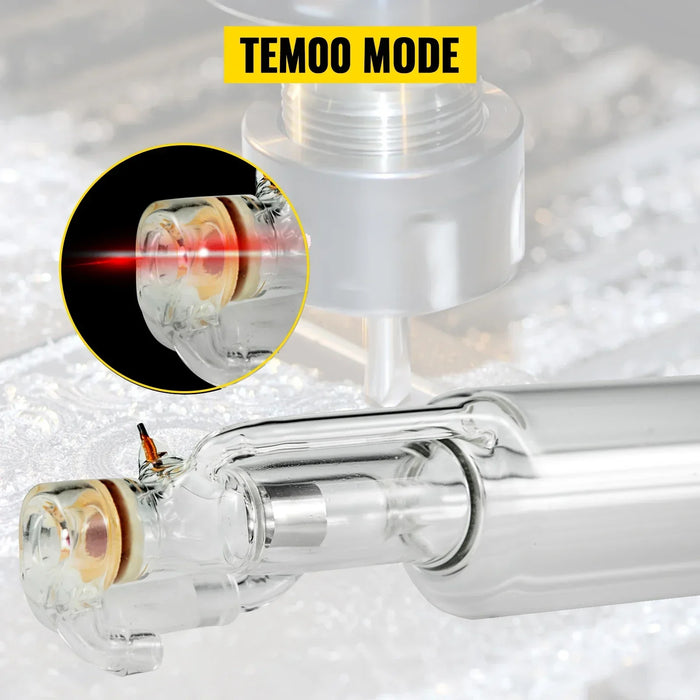SIHAO CO2 Laser Tube 40W-150W (700-1830mm Length) 80mm Glass Diameter Laser Engraving/Cutting Machine Laser Cutter Parts