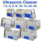 SIHAO Ultrasonic Cleaning Machine Digital Heated Cleaner for Jewelry, Glasses & Small Parts—Versatile Cleaning for Home & Commercial Use