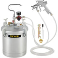 SIHAO 10L/2.6Gal Airless Paint Sprayer – Pressure Pot with Spray Gun & Hose, Heavy Duty for Home & Commercial, Includes 2-Year Warranty