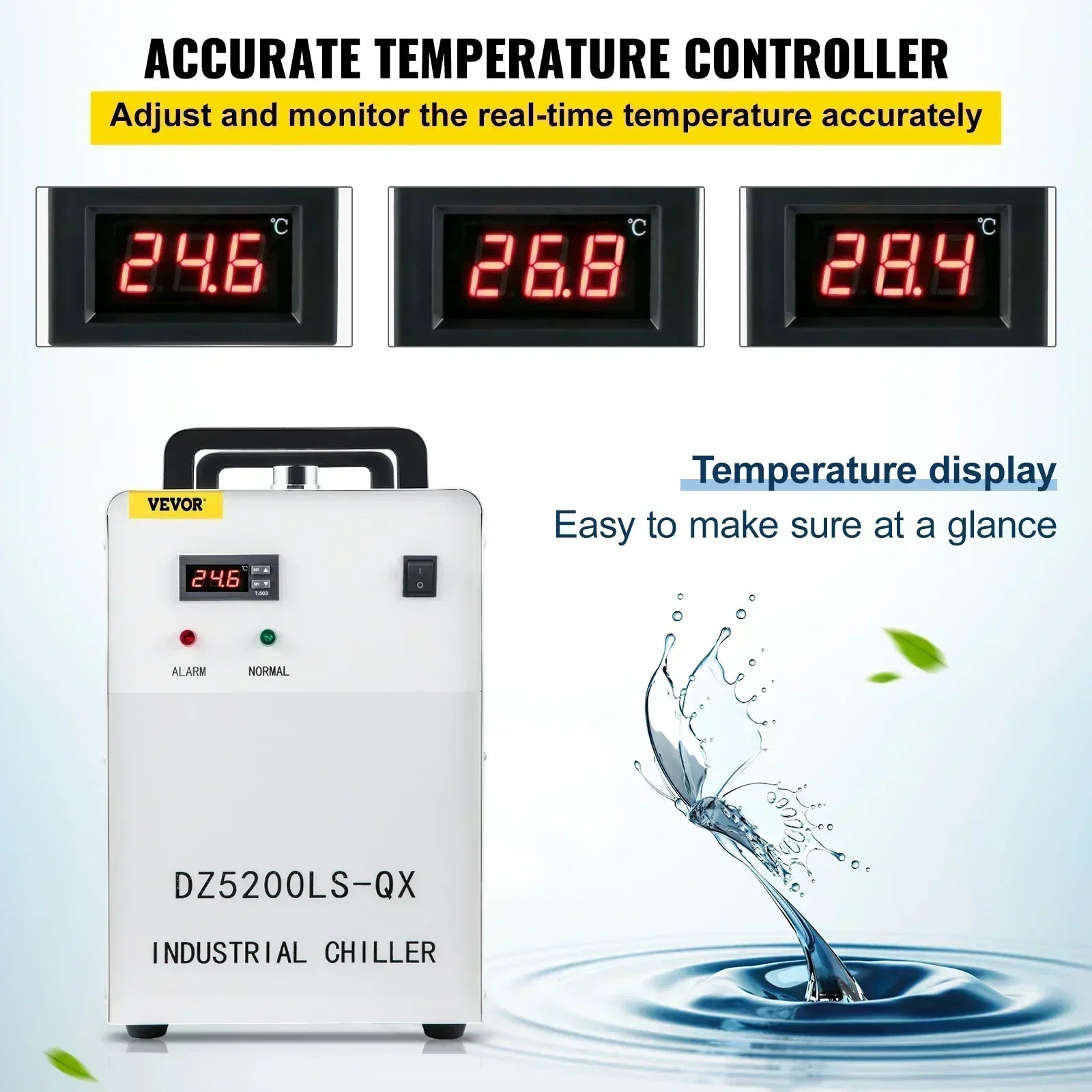 SIHAO Industrial Water Chiller Laser Cooler for CO2 Engraving Machine