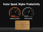 SIHAO 50W Dual-Laser Engraver & Cutter – 100W Max Output, Full Accessories Kit for Wood Burning, Leather Stamping & Acrylic Fabrication