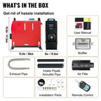 SIHAO Fast-Heating Diesel Parking Heater 5-8KW 12V – Portable Kit with Remote, Ideal for Vans & Trucks