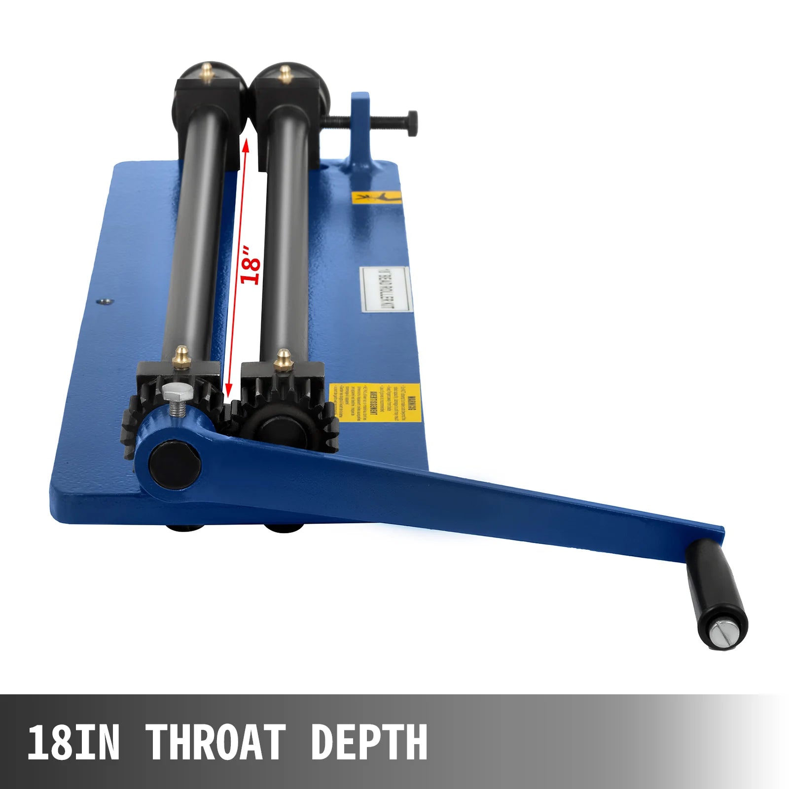 SIHAO 18-Inch Bead Roller Kit – 460mm Throat, 6 Dies, 1.2mm Steel – Manual Gear-Driven Machine for Auto Sheet Metal Restoration & DIY