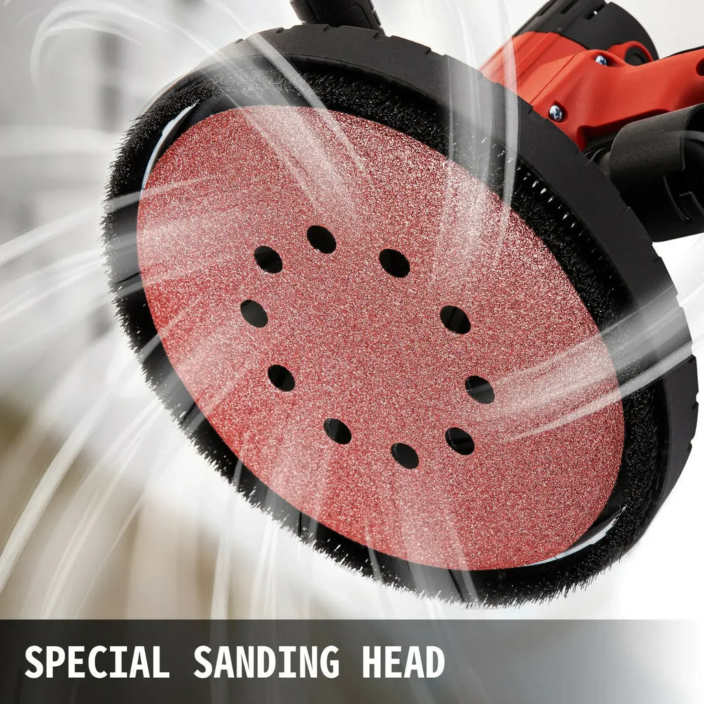SIHAO 750W Drywall Sander with Variable Speed – Dust-Extraction System, Professional Wall Polishing Tool for Home Renovation
