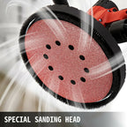 SIHAO 750W Drywall Sander with Variable Speed – Dust-Extraction System, Professional Wall Polishing Tool for Home Renovation