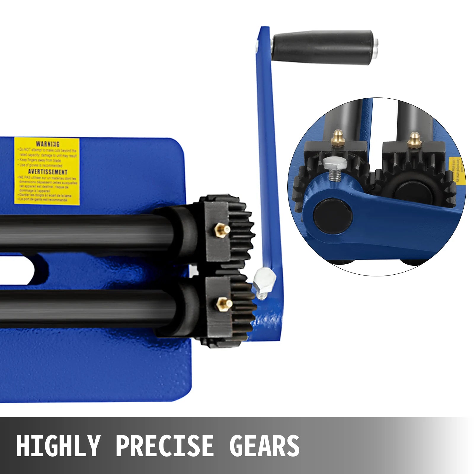 SIHAO 18-Inch Bead Roller Kit – 460mm Throat, 6 Dies, 1.2mm Steel – Manual Gear-Driven Machine for Auto Sheet Metal Restoration & DIY