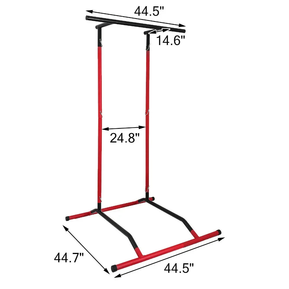 SIHAO Power Tower Pull Up & Dip Station – 330LBS Capacity, Heavy Duty Steel Frame, Home Gym Equipment