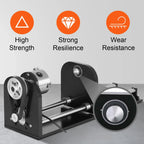SIHAO Laser Engraver Rotary Axis 80mm 3-Jaw Spiral Chuck CNC Router Axis Measuring for CO2 Laser Engraving Machine