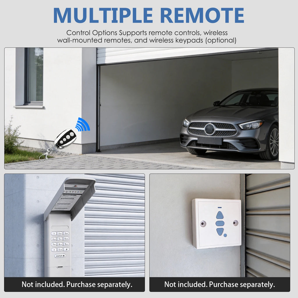 SIHAO 800N Electric Garage Door Opener – Low Noise, Auto-Stop & Remote Control
