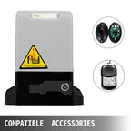 SIHAO Automatic Gate Opener 1300lbs with Infrared Security Photocell Sensor with 2 Remote Controls Sliding Gate Opener MoveSpeed
