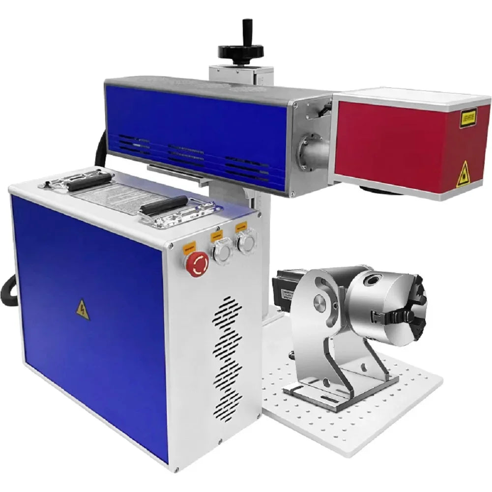 SIHAO CO2 Laser Marking Machine 30/40W CO2 Laser Engraver with Rotary 210*210mm for Wood Leather Acrylic Woodworking Tools