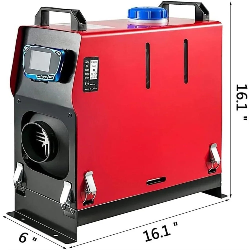 SIHAO Diesel Air Heater 5/8KW 12V with Remote Control & LCD Display – Silent Operation for Car/Truck/RV