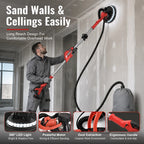 SIHAO 750W Wall Polishing Machine Foldable Light Strip Wall Polishing Machine with Built-in Vacuum Configuration