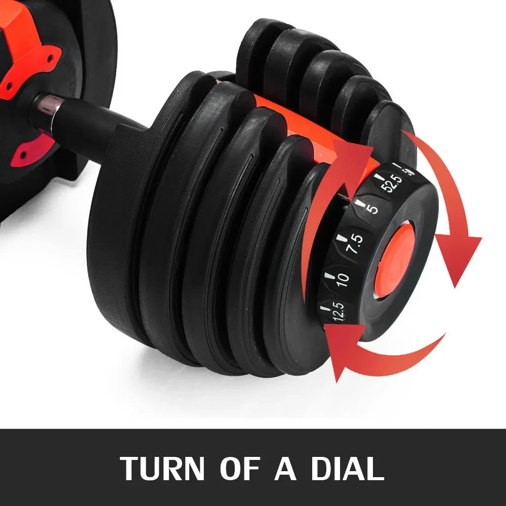 SIHAO QuickLock Adjustable Dumbbell 24-40KG – Heavy-Duty Home Gym Equipment for Strength Training