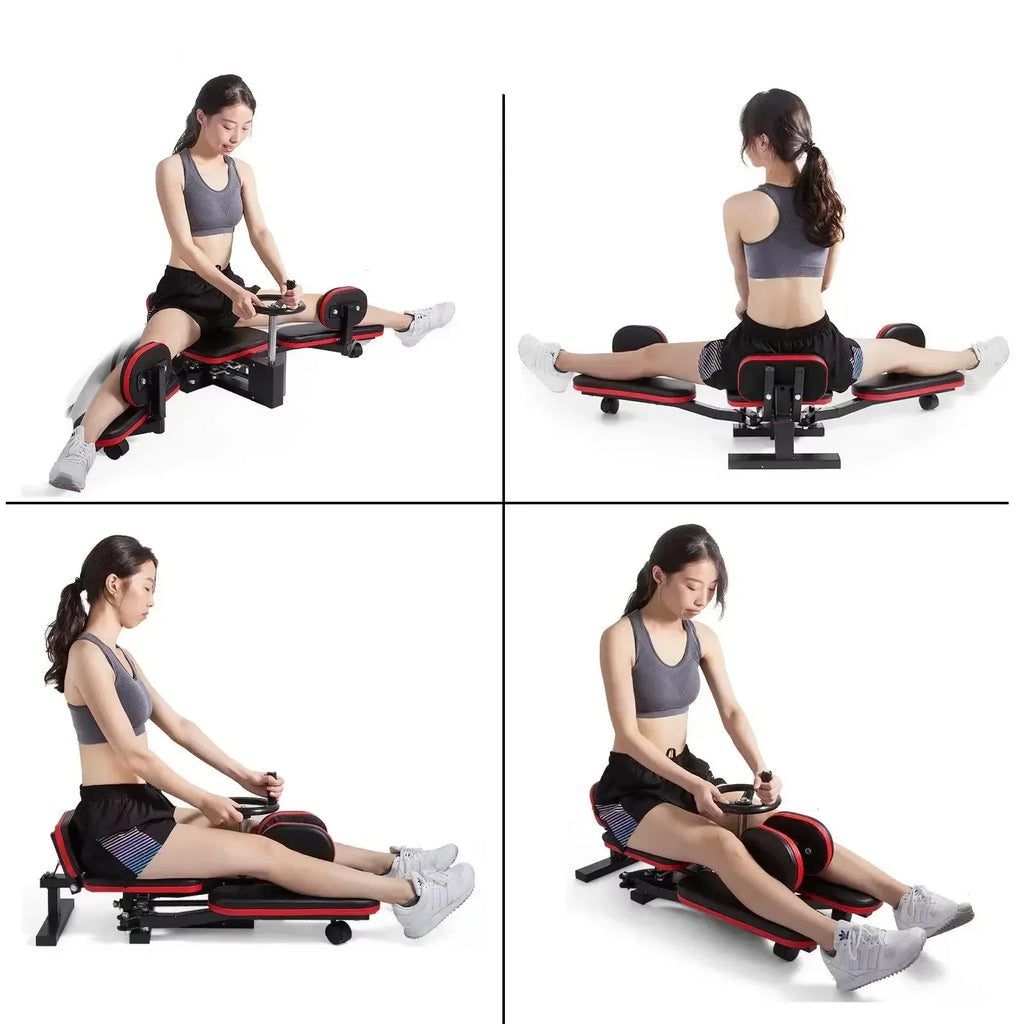 SIHAO Pro 220lbs Leg Stretcher Machine Adjustable Stretch Trainer for Home Gym Yoga Martial Arts Flexibility Exercise Recovery