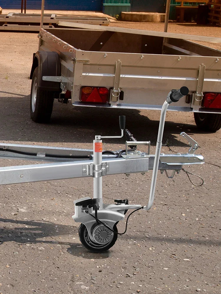 SIHAO 12V 350W Electric Trailer Dolly Motorized Jockey Wheel 2270kg Max Load Caravan Mover Boat RV Trailer Moving Tool