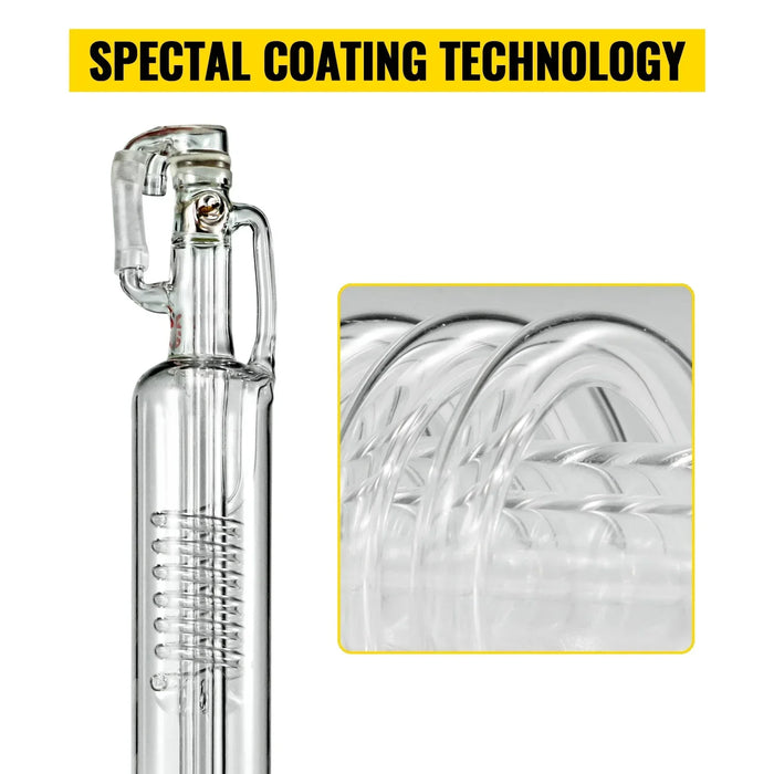 SIHAO CO2 Laser Tube 40W-150W (700-1830mm Length) 80mm Glass Diameter Laser Engraving/Cutting Machine Laser Cutter Parts