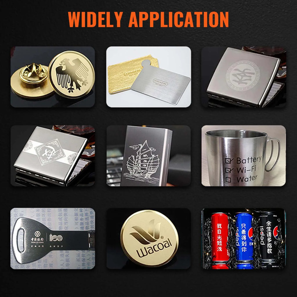 SIHAO 20W-50W Laser Marking Engraver – Deep Engraving on Stainless Steel, Gold, Silver, Brass & Titanium, for Jewelry, Tools & Electronics