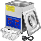 SIHAO Ultrasonic Cleaning Machine Digital Heated Cleaner for Jewelry, Glasses & Small Parts—Versatile Cleaning for Home & Commercial Use