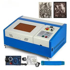 SIHAO CO2 Laser Engraver 40/50W CO2 Laser Engraving Machine 30*20cm Cut Tools for Wood Leather Woodworking USB Support CorelDraw