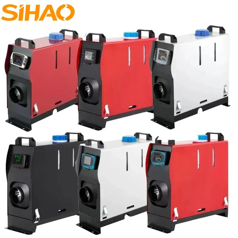 SIHAO Fast-Heating Diesel Parking Heater 5-8KW 12V – Portable Kit with Remote, Ideal for Vans & Trucks
