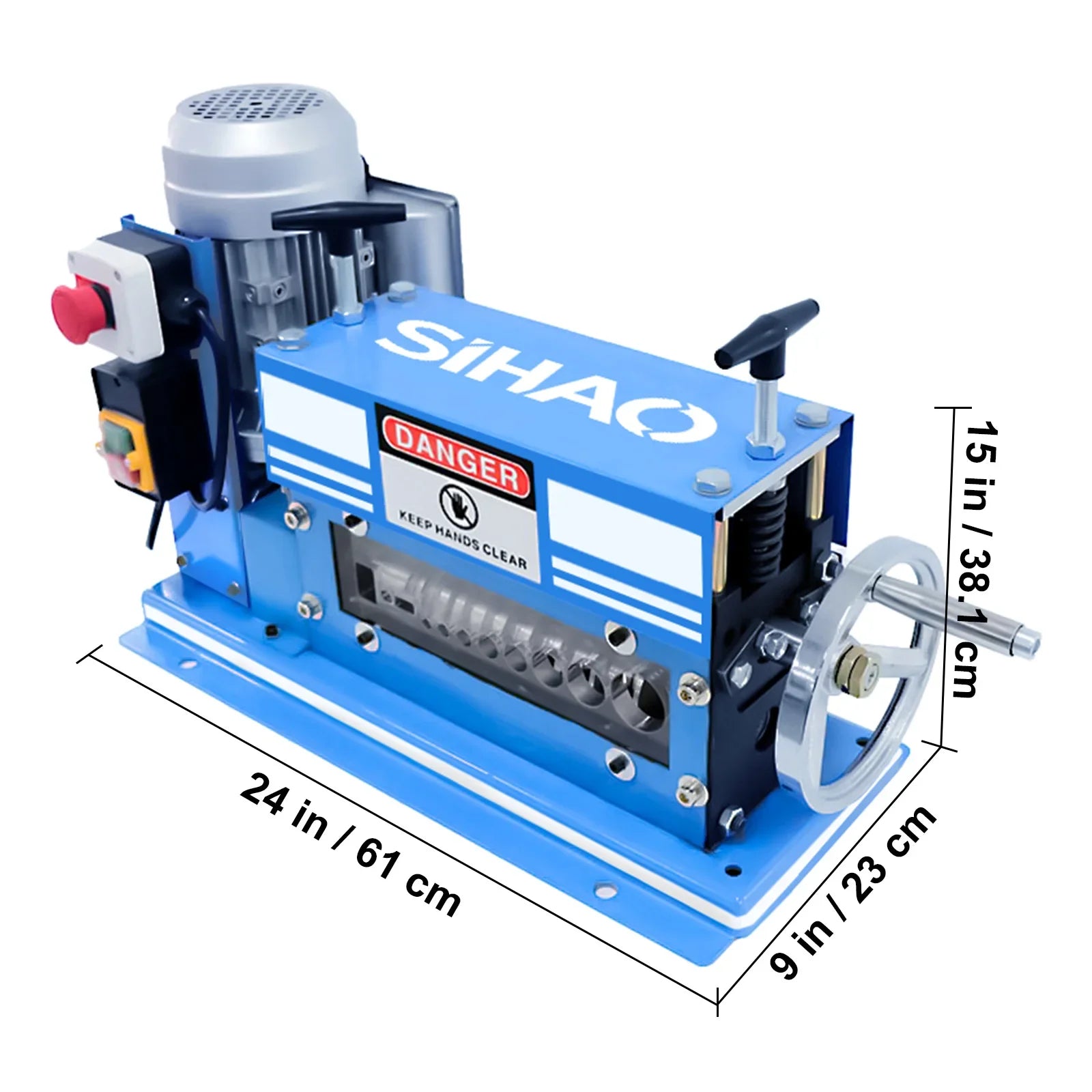 SIHAO 370W Heavy-Duty Wire Stripping Machine | 11 Channels for Scrap Copper Recycling