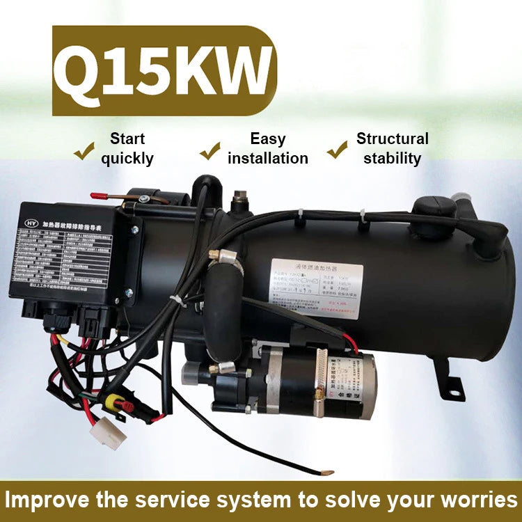 SIHAO 10KW 12V/24V Diesel Water Heater – Universal Engine & Cabin Preheater for Cars, Trucks, and RVs, Cold Start Solution