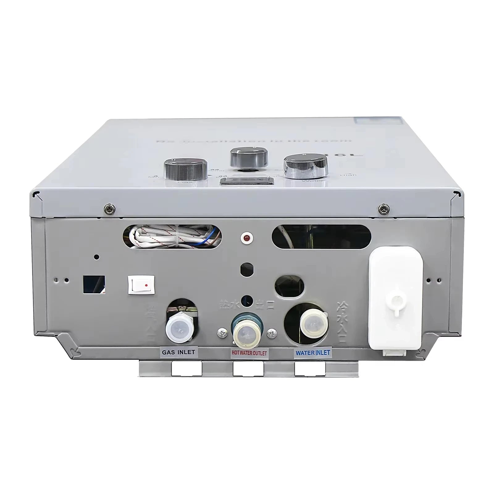 SIHAO 6–18L LPG Instant Tankless Water Heater – Energy-Efficient Stainless Steel, LED Display, Smart Temp Control, Overheat & Dry-Burn Protection, Compact Indoor/Outdoor Unit for Home, RV, and Cabin