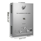 SIHAO 6L–18L LPG Tankless Water Heater – Instant Propane/Butane Gas Hot Water System, On-Demand Flow, Compact Indoor/Outdoor Unit for Home, RV, Cabin, and Camping
