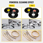 SIHAO 6L Ultrasonic Cleaner 180W Ultrasonic Vinyl Cleaner 7-12 Inch 8 Records Ultrasonic Records Cleaner W/Drying Rack for Home