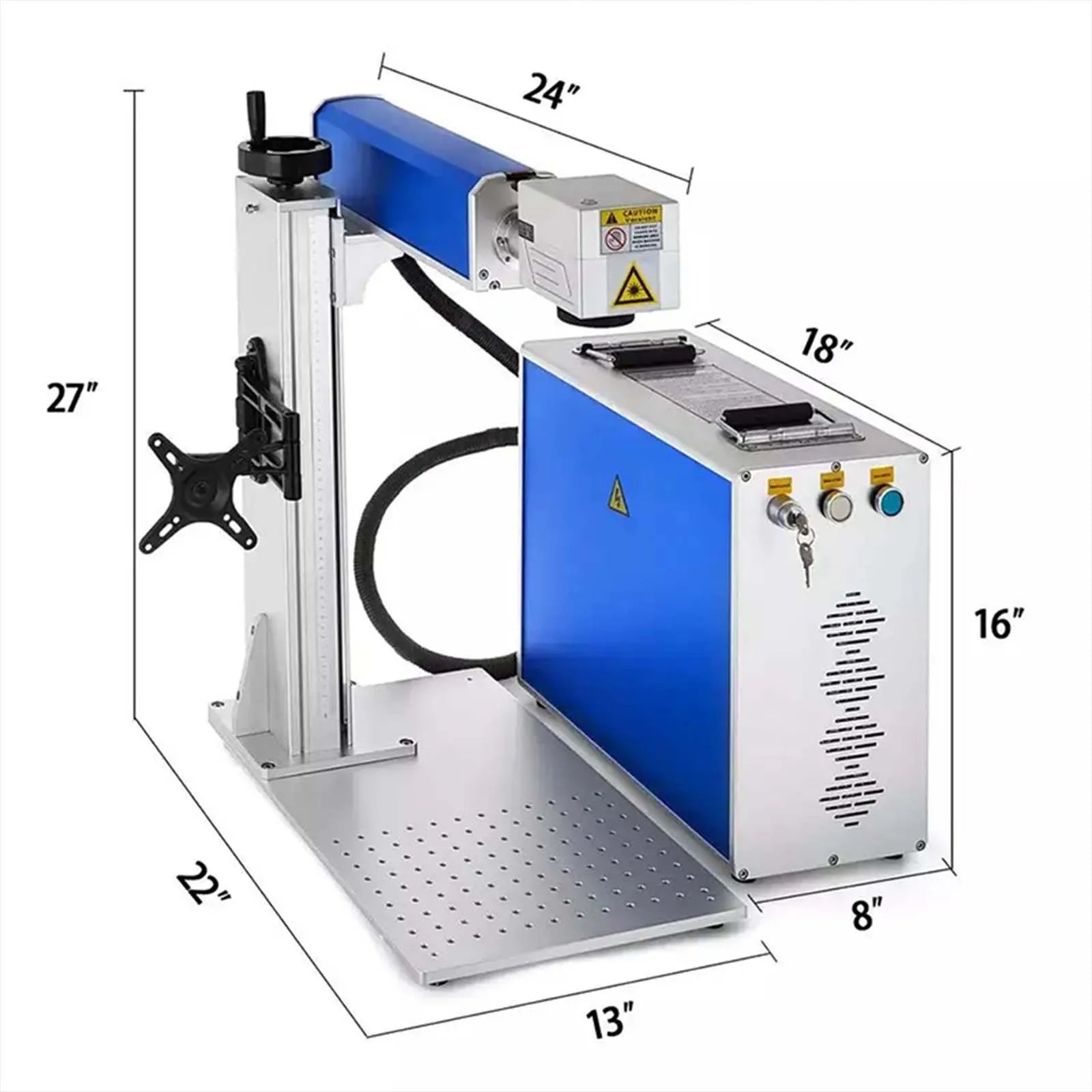 SIHAO 20W-50W Laser Marking Engraver – Deep Engraving on Stainless Steel, Gold, Silver, Brass & Titanium, for Jewelry, Tools & Electronics
