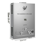 SIHAO 6L–18L LPG Tankless Water Heater – Instant Propane/Butane Gas Hot Water System, On-Demand Flow, Compact Indoor/Outdoor Unit for Home, RV, Cabin, and Camping