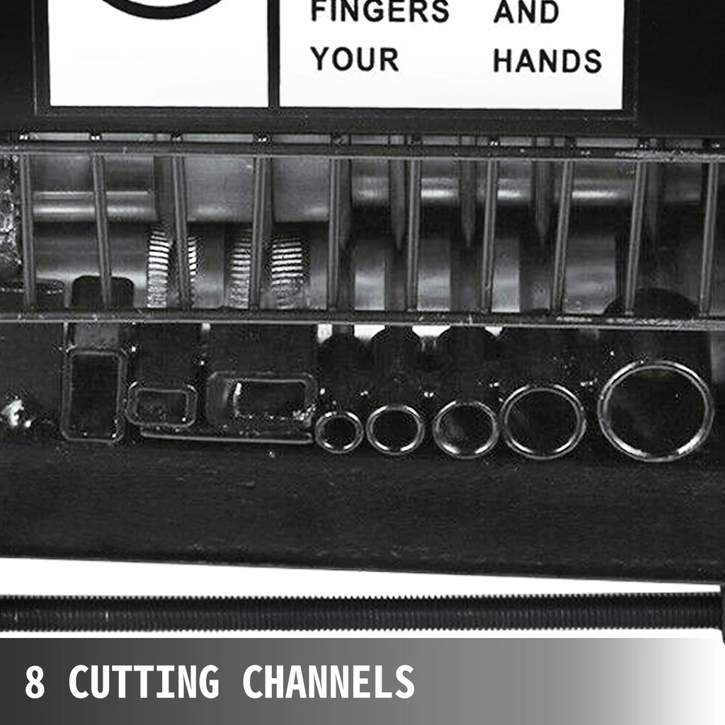 SIHAO 1-20mm Adjustable Wire Stripper – 8-Channel Cranked Stripping Machine with 7 Blades for DIY & Professional Use
