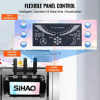 SIHAO Soft Serve Ice Cream Machine Ice Cream Machine 20-28 L/h Ice Cream Machine Ice Cream 3 Flavor
