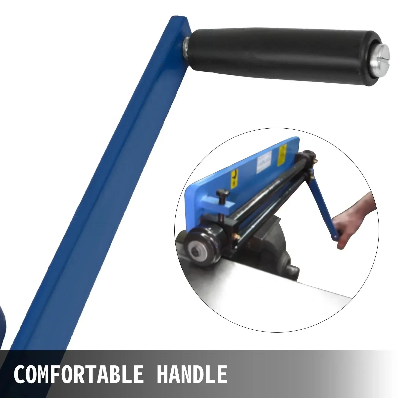 SIHAO 18-Inch Bead Roller Kit – 460mm Throat, 6 Dies, 1.2mm Steel – Manual Gear-Driven Machine for Auto Sheet Metal Restoration & DIY