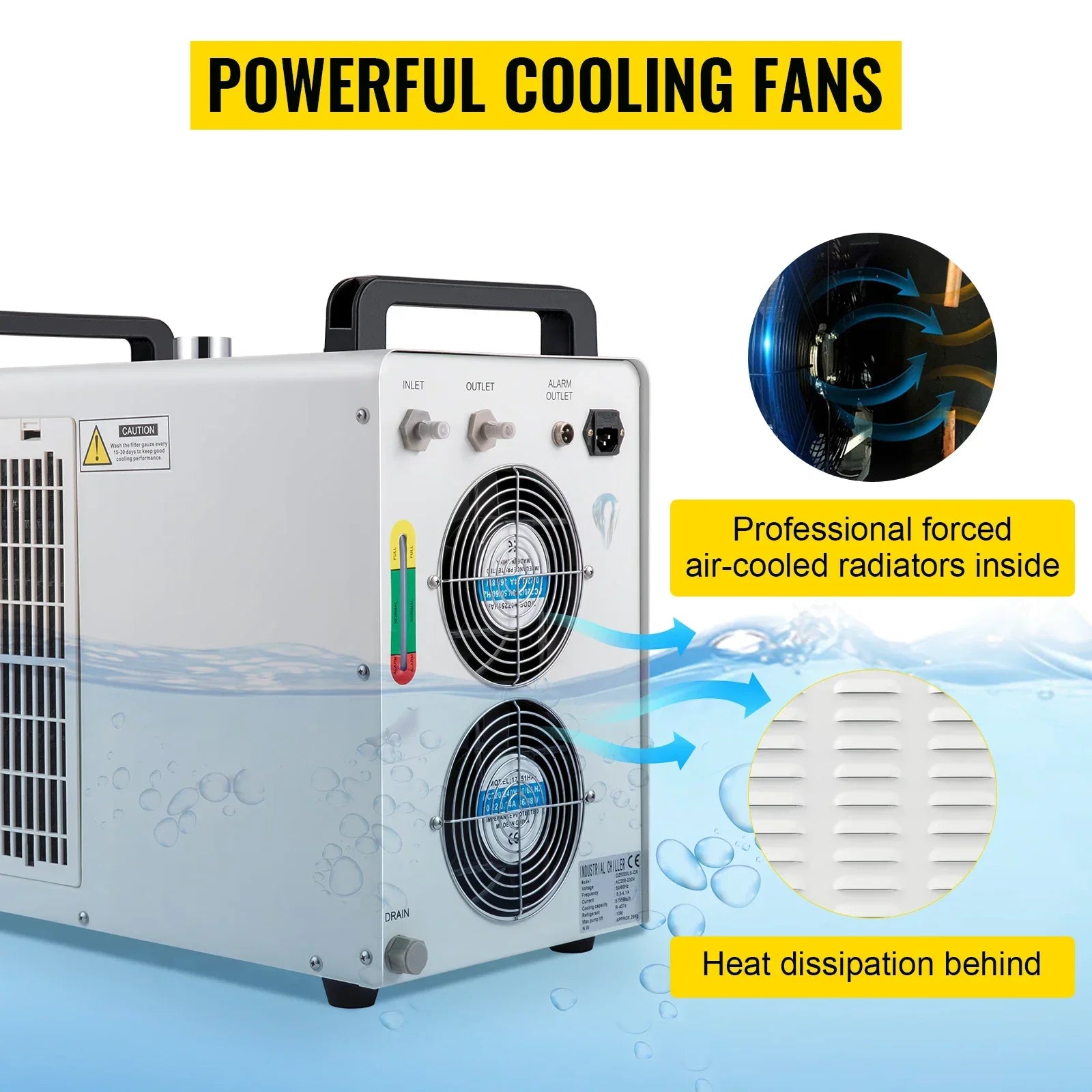 SIHAO Industrial Water Chiller Laser Cooler for CO2 Engraving Machine