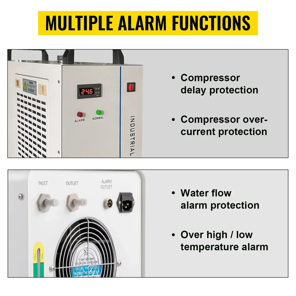 SIHAO Industrial Water Chiller Laser Cooler for CO2 Engraving Machine