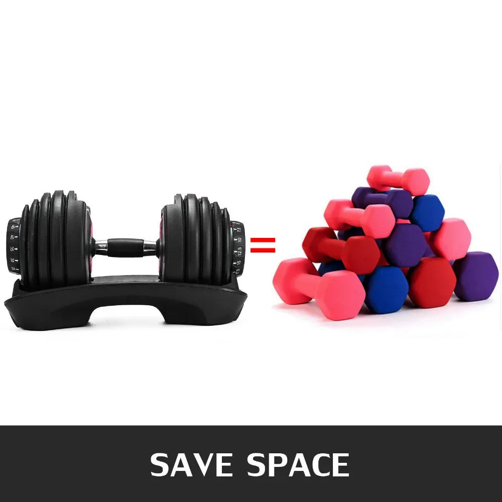 SIHAO QuickLock Adjustable Dumbbell 24-40KG – Heavy-Duty Home Gym Equipment for Strength Training