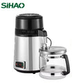 SIHAO 4L 750W Countertop Water Distiller – Stainless Steel, Adjustable Thermostat for Essential Oils & Homebrewing