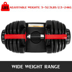 SIHAO QuickLock Adjustable Dumbbell 24-40KG – Heavy-Duty Home Gym Equipment for Strength Training
