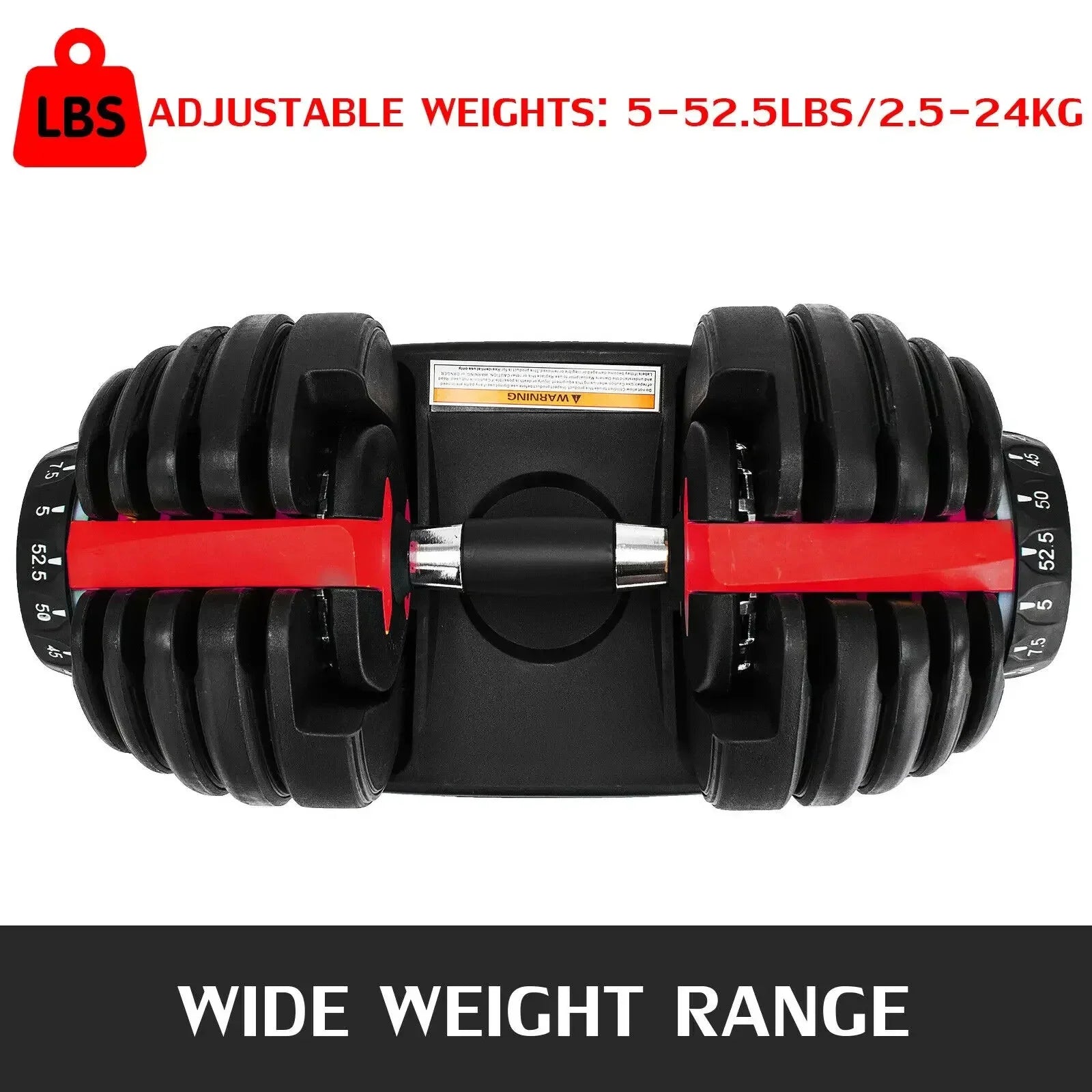 SIHAO QuickLock Adjustable Dumbbell 24-40KG – Heavy-Duty Home Gym Equipment for Strength Training
