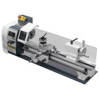 SIHAO 1500W Mini Metal Lathe 220x500mm, 9x20" Bench Table Top Lathe, 3-Jaw Chuck 100mm, MT5 MT2, 0-2500RPM Stepless Speed, Digital Display, Imperial Metric Thread 12-52TPI 0.5-2.5mm, Spindle Accuracy 0.01-0.02mm, for Precision Metal Turning Processing
