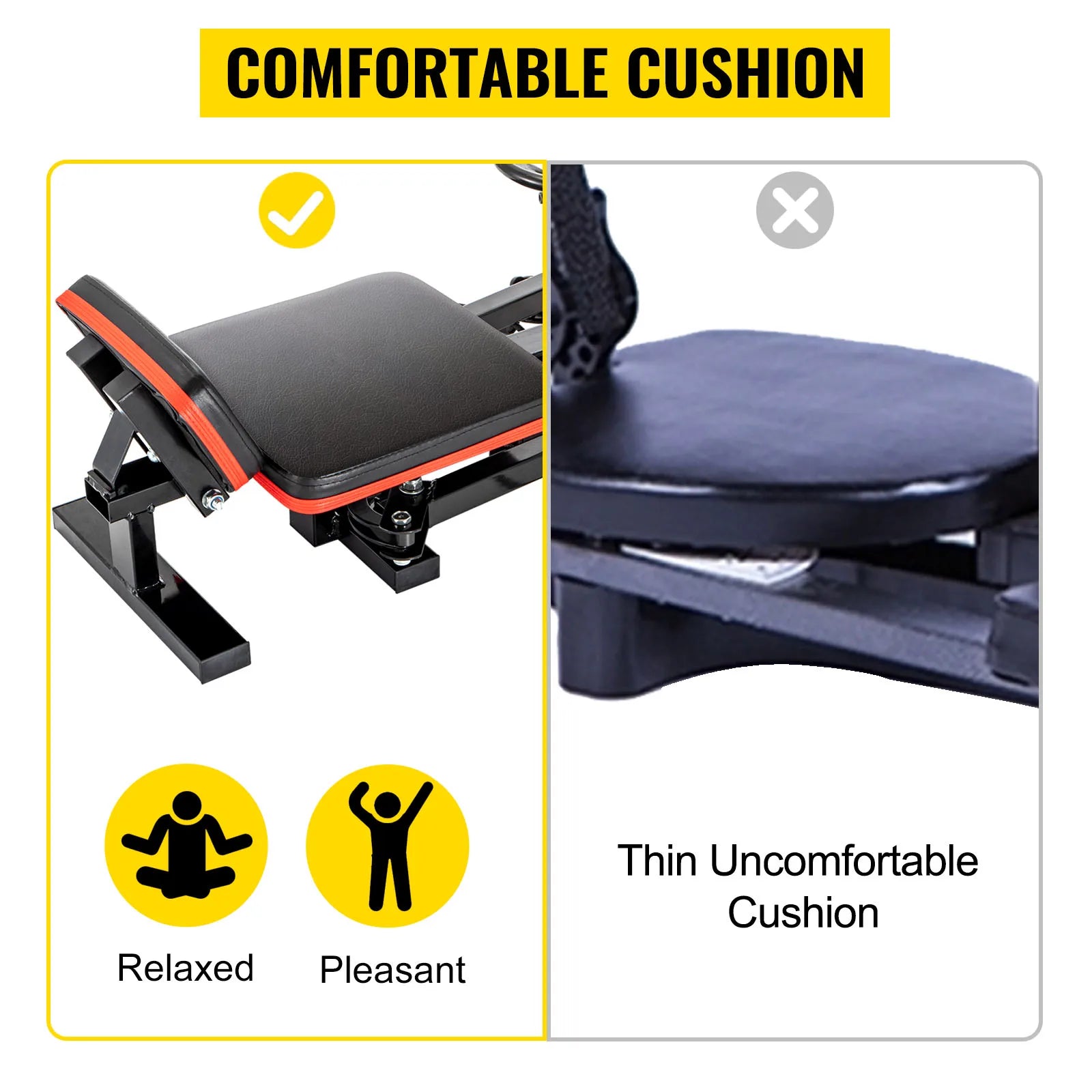 SIHAO Pro 220lbs Leg Stretcher Machine Adjustable Stretch Trainer for Home Gym Yoga Martial Arts Flexibility Exercise Recovery