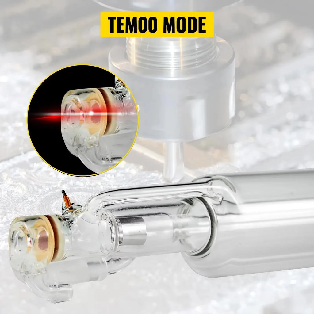 SIHAO CO2 Laser Tube 40W 50W 60W 80W 100W 130W 150W Powerful 700mm-1830mm Length Glass 80mm for Laser Engraver Cutting Machine